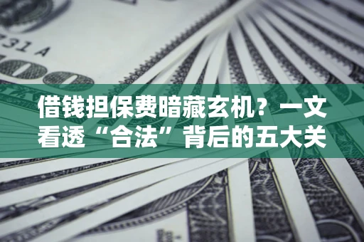 北京借钱担保费暗藏玄机？一文看透“合法”背后的五大关键陷阱