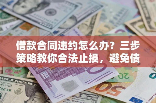 北京借款合同违约怎么办？三步策略教你合法止损，避免债务危机升级