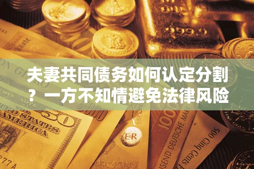 北京夫妻共同债务如何认定分割？一方不知情避免法律风险必看！